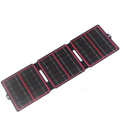 China 15W 5V ETFE Solar Charger Mobile Power Charger ETFE Solar Panel Folding Case Waterproof 550*175MM for sale