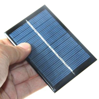 China BUHESHUI Polycrystalline Silicon 0.6W 6V Mini Solar Panel With Electric Wires Solar Cell DIY Small Polycrystalline 90*60MM Solar System Education Kits for sale