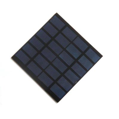 China BUHESHUI 1.5W 6V mini 110*110MM solar cell solar panel power supply system charger 3.7V battery LED light 1.5W 6V-110*110 for sale