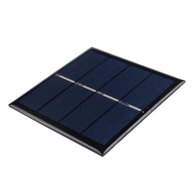 China AA/AAA Small Solar Battery BUHESHUI 1W 2V 90*90MM Cell With Base For Battery Solar Panel For 1.2V AA Rechargeable Battery Charging Directly for sale