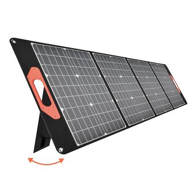 China BUHUSHUI 120W ETFE Foldable 5V Dual USB/DC18V Solar Panel Charger Output Portable 12v Battery Charger 158.75mmx158.75mm Waterproof for sale