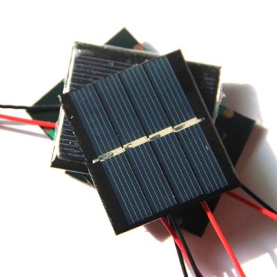 China BUHESHUI 2V 180MA Solar Panel With Polycrystalline Solar Cell 0.36W2V+Wire Charger 1.5V /1.2V Battery Light Cable for sale