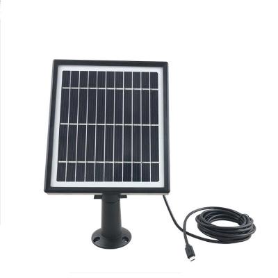 China BUHESHUI 5.5V 3.3W Outdoor Waterproof Solar Panels 3 Meter Cable Solar For WiFi Security Battery Operated Radio Solar Camera 158.75mmx158.75mm for sale