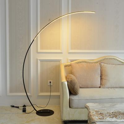 China Modern Minimalist Led Standing Lamp, Living Room Attic Iron Floor Light, Nordic Fishing Floor Lamps for sale