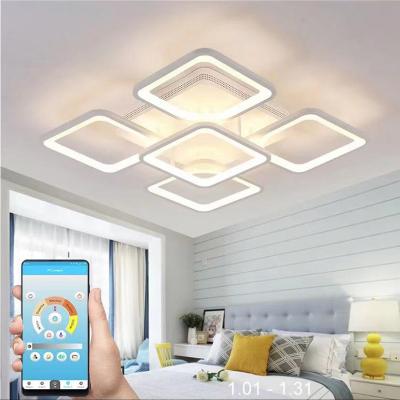 China Surface Mounted Kitchen Modern Home Decoration Bedroom Living Room Acrylic Chandelier LED Ceiling Light for sale