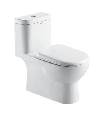 China Best Selling ANNWA aB13005 Double-Flow Factory Round Floor Drainage Flushing WC One-Piece Toilet for sale