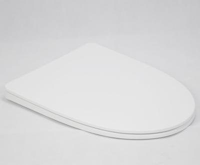 China Slow-end Toilet Seats China Factory UF White Plastic Soft Narrow Toilet Seat for sale