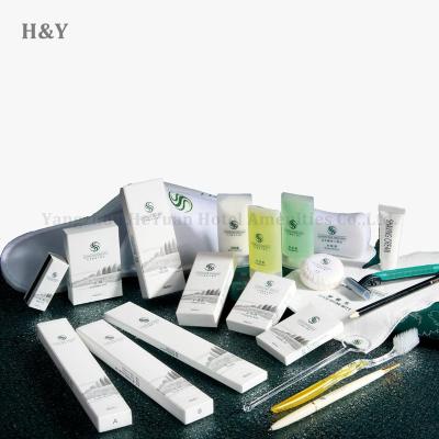 China 2019 Eco - Friendly Ect Cleaning Products 5 Star Hotel Amenities Set For Bathroom for sale