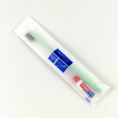 China Exquisite New Design Disposable Hotel Amenities Disposable Whitening Toothbrush for sale