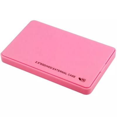 China Plastic External Computer Hard Drive Enclosure Case SATA To USB 3.0 HDD 2.5 Inch HDD External Case for sale