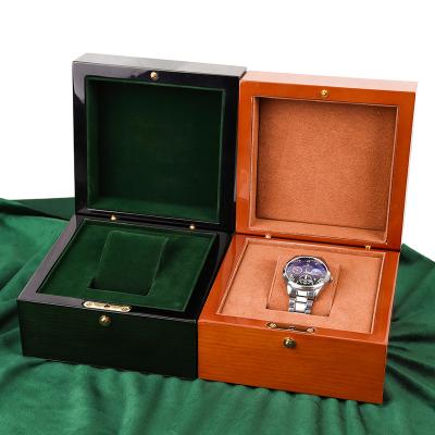 China Wholesale Gift Watch Box Display SUNDO Storage Watch Packaging Box Luxury Wooden Watch Box Watch Box for sale