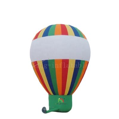 China 0.14-0.35 mm PVC tarpaulin inflatable rainbow advertising inflatable hot air balloon for advertising for sale