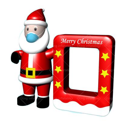 China Merry Christmas Inflatable Callus Santa Model Toy Outdoor Decorations For Commercaial for sale