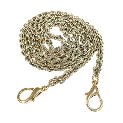 China Handbag Accessories Wholesale Custom Lightweight Shoulder Bag Accessories Crossbody Metal Chains Gold Metal Chain Strap For Bag for sale