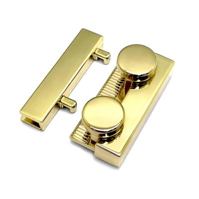 China Wholesale Purse Accessories Bag Hardware Accessories 55mm Bag Open And Close Lock Metal Lock For Purse for sale