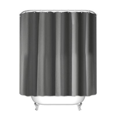 China Durable Waterproof Solid Color Shower Curtains Shower Curtain Custom Shower Curtains for sale