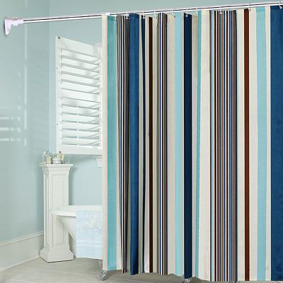 China 2022 Sustainable 100% Polyester Simple Classic Waterproof Bath Room Shower Curtain Bath Curtains for sale