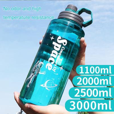 China 2022 Factory Price Plastic Water Bottles Large Sustainable Transparent Clear Eco Friendly Durable Drinks for sale