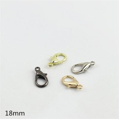 China Metal Luggage Hardware Accessories Hanging Plated Main Chain Connecting Clasp 18mm Lobster Clasp Hook Clasp Chain Bag for sale