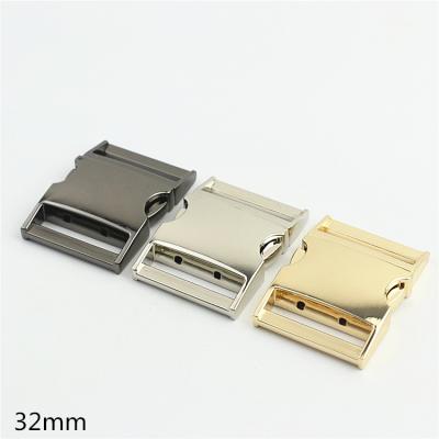 China High-end metal bag accessories, satchel buckle, given alloy butt buckle all-metal camber 32mm inner diameter for sale