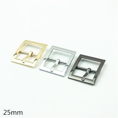 China Metal Luggage Hardware Accessories One Thumb Pin Japanese Buckle Square Bag Buckle Belt Buckle for sale