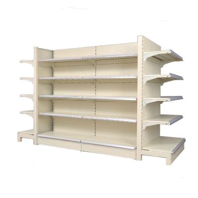 China Double Sided Shelf Manufacturer Metal Supermarket Management Gondola Shelving Gondola Shelving Supermarket Retail Multilevel Store Shelf for sale