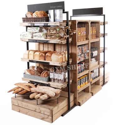 China Deer Eco-friendly Traditional Shop Gondola Display Rack Retail Store Gift Shelf Unit Supermarket Snack Center Display Shelving for sale