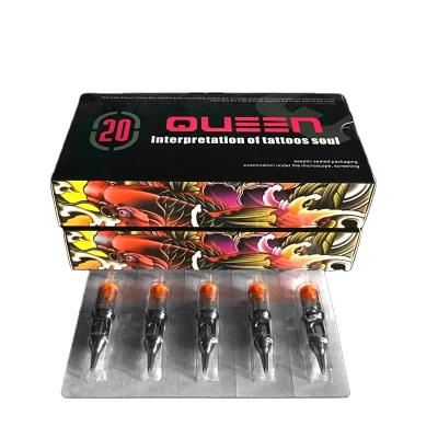 China Queen permanent tattoo cartridge needles for permanent makeup agujas disposable needle tattoo for sale