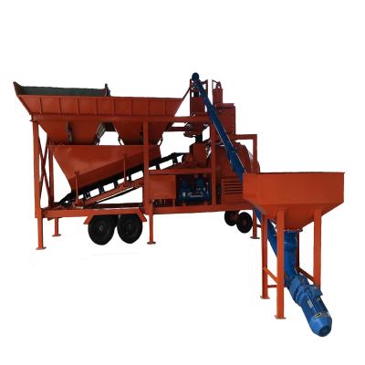 China Topmac Stores Famous Factory Building Material Mp18 Portable And Mobile Concrete Plant for sale