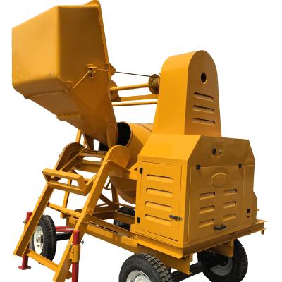 China Building Material Stores Containerized North Africa Market Portable Diesel Engine Drive Cement Concrete Mixer For Sale With Low Price for sale