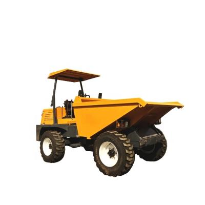 China Construction Tractor TOPMAC Factory Supply Low Price 4x4 Wheel Drive 3 Ton Site Dumper for sale