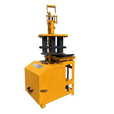 China Construction Industry Diesel Engine Manual Drive Concrete Hollow Block Making Machine In Topmac Factory for sale