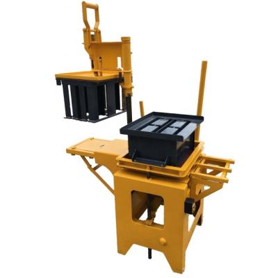 China Construction worksÂ   Manual Hand Block Machine Block Machine Cement Concrete Brick Hollow Block Making Machine (BM02) for sale