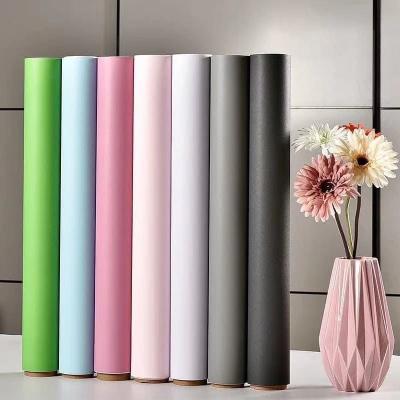 China Wide Non Self-adhesive Self-adhesive Furniture Self-adhesive Home Decor Film Base Use Wallpaper Desktop Waterproof Film for sale