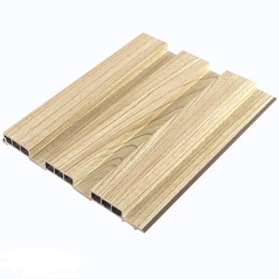 China Water Proof Waterproof Wood And Plastic Composite WPC Fluted Wall Panel Made In China for sale