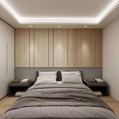 China New Design High Quality Decorative Modern Hotel 3d WPC Interior Wall Panel for sale