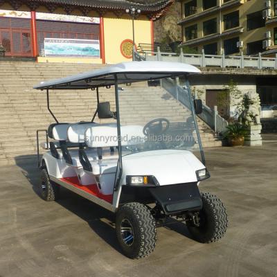 China SR-EG6-2 CE 8 seater left electric air shuttle golf cart for sale