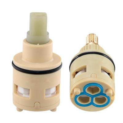 China Traditional hot sale ceramic faucet cartridges spool, J2605-26mm three way diverter (90-360 turning angle) for kitchen faucet, basins faucet, etc. for sale