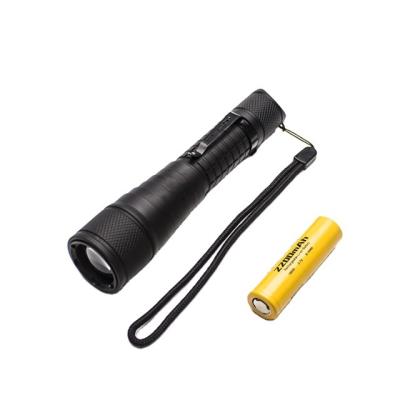 China Emergency Electric Torch High End Rechargeable Long Exposure Distance Laser Waterproof Hunting Flashlight for sale