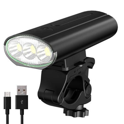 China Factory Outlet Eco-friendly Rechargeable Bicycle Front Lamp Type-C Waterproof 1000 Lumens Bike LED Light for sale