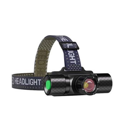 China Emergency High Power Outdoor Camp Headlight Lithium Battery Rechergeable Bright Head Torch Lamp Led Light Headlight for sale