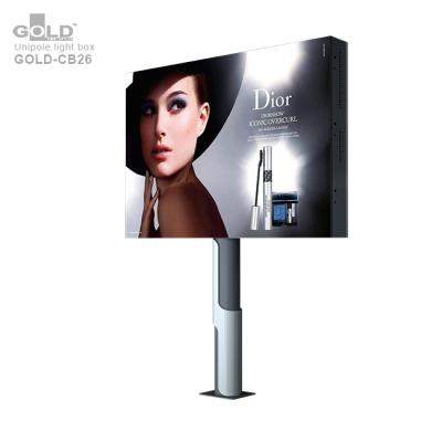 China Double Side Megacom Backlit Panel Outdoor Advertising Film Static Light Box for sale