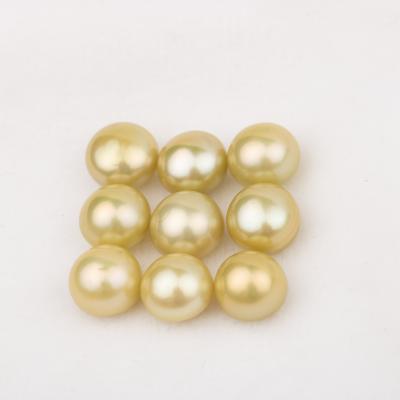 China Wholesale 12colors 6-7mm AAA Grade Button Shape Pearl Round Shape Loose Freshwater Half Hole For Pearl Party for sale