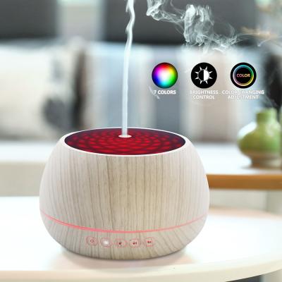 China Luxury Multifunctional 1000ml Hotel 7 Colors Essential Oil Aroma Diffuser Blue Tooth With Negative Ion Purification for sale