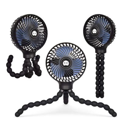 China High Quality Bendable Mini Fan 3 Piece Mini High Speed ​​Hand Held Fan Personal Handheld Fan Desktop Fan Wind Up Fan Baby Fan Kids Fan for Stroller baby for sale