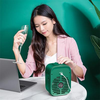 China 30 Degree Wind Direction Adjustment New Design Mini Air Cooler Desktop Fan Cooling Portable Air Cooler Fan for sale