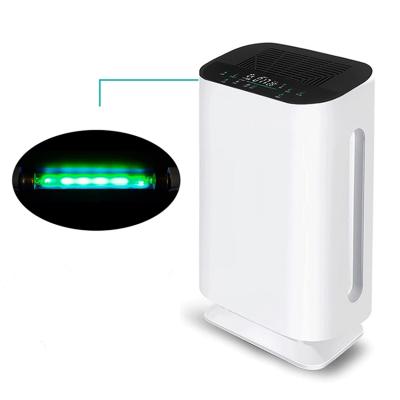 China 2021 New Arrivals Hot Selling Amazon Hotel Private Label Negative Ions Home Use Remote Control Hepa Air UV Purifier for sale