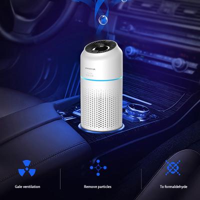 China 2021 HEPA Smart Filter Factory OEM Portable Home Air Purifier Gesture Control H13 HEPA Filter Special Design Car Air Purifier for sale