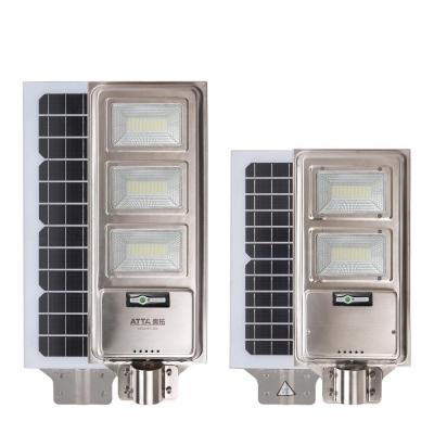 China Smart New Design Ip65 6000K 150 W Solar Led Street Light 100 Separate Remote Control Aluminum Waterproof Outdoor Garden for sale