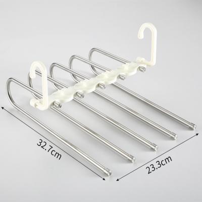 China S-Shaped Hanger Wardrobe Pants Hanger Multi-Function Viable Space Saver for sale